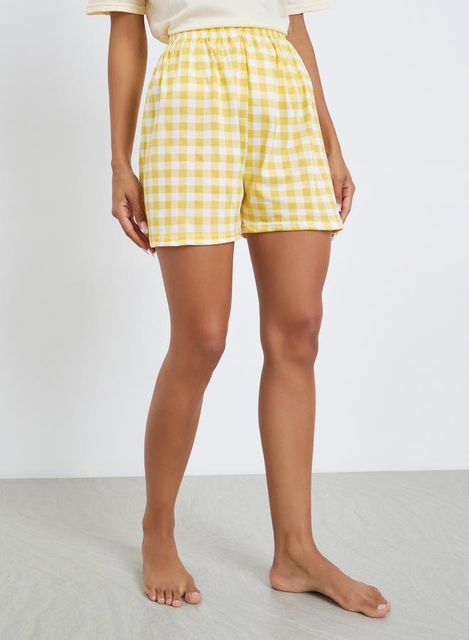 Styli Text Print Short Sleeve T-Shirt and Shorts Set - Image 3